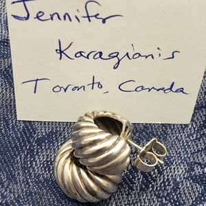 Authentic David Yurman Sculpted Earrings